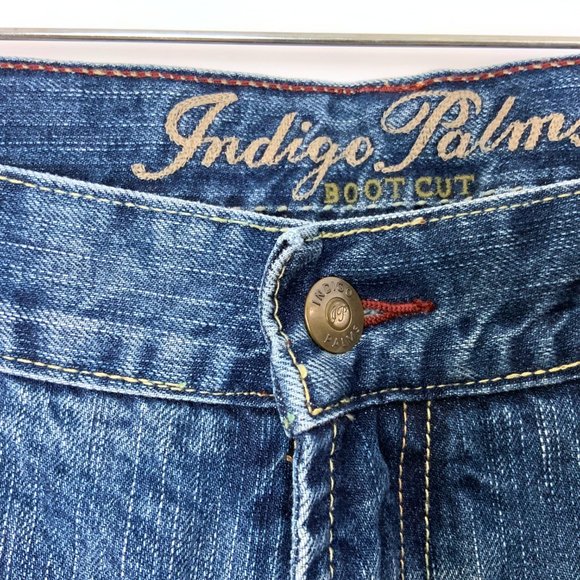 Vintage Tommy Bahama Indigo Palms Men's Bootcut Medium Wash Jeans 38/32 - Picture 5 of 16